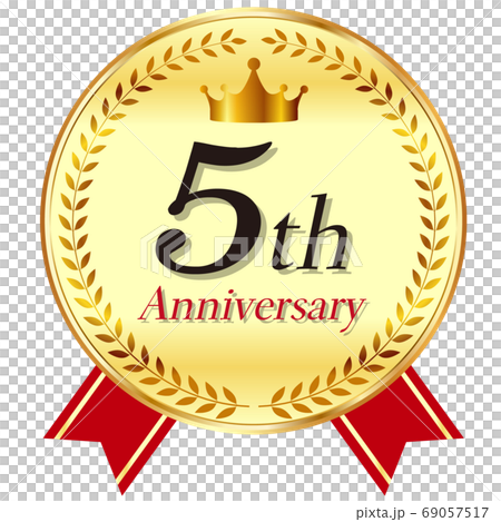 王冠　リボン　金　アイコン 69057517