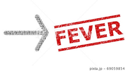 Arrow Right Fractal Collage of Arrow Right Icons and Distress Fever Seal Arrow Right Fractal Collage of Arrow Right Icons and Distress Fever Seal 69059854