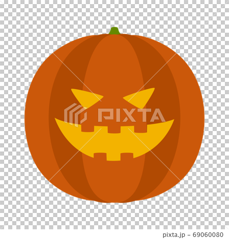 Illustration of Jack O Lantern for Halloween. I have a scary face. 69060080