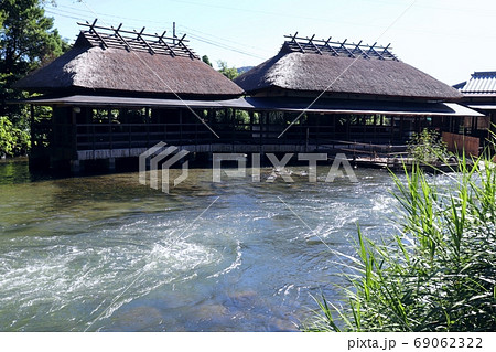 熊本県　甲佐町の簗場 69062322