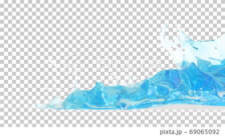 Cool Water Splash Water Splash Fluid CG White Background Cool Water Splash Water Splash Fluid CG White Background 69065092