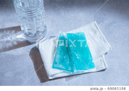 食品や体を冷やす保冷剤・アイスパックが2つ。 69065198