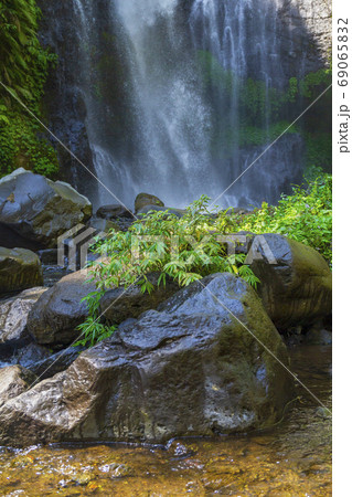 Sekumpul Waterfalls surrounded by tropical forest in Bali, Indonesia. 69065832