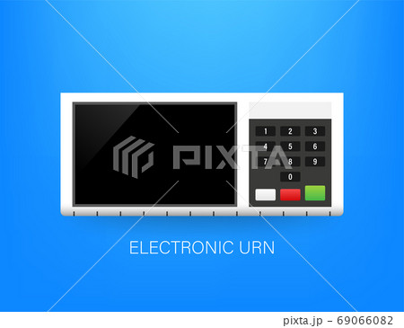 Electoral Urn. Translations Fim means End, Urna Urn, Eleitoral Electoral. Vector stock illustration. 69066082