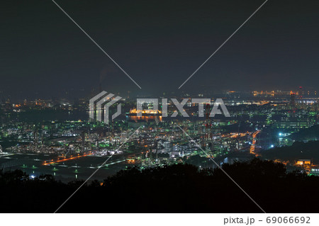 【水島コンビナート (水島展望台)】 (高解像度版) 岡山県倉敷市呼松町 【水島コンビナート (水島展望台)】 (高解像度版) 岡山県倉敷市呼松町 69066692