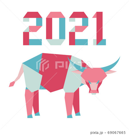 New Year Bull Ox Symbol 2021 Chinese Origami New Year Bull Ox Symbol 2021 Chinese Origami 69067665