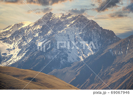 Caucasus mountains in autumn. 69067946
