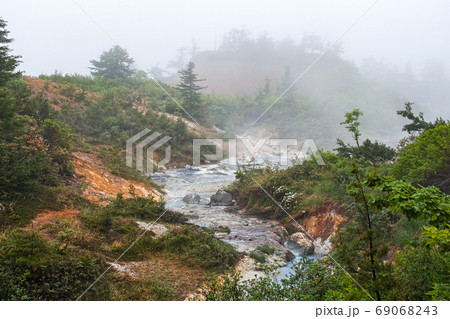 秋田県/ 後生掛自然研究路 （非常に珍しい泥火山などが観察できる自然観察散策路） 69068243