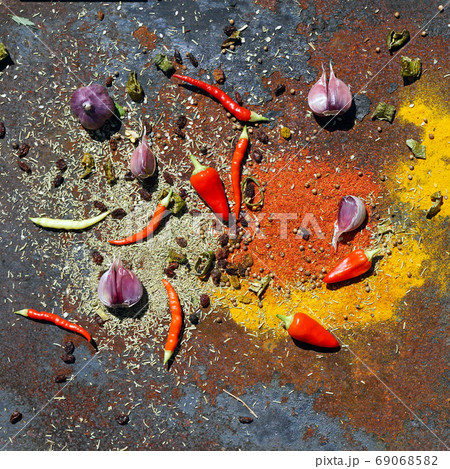 various spices various spices 69068582