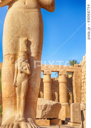 Great Hypostyle Hall and clouds at the Temples of Karnak 69068754