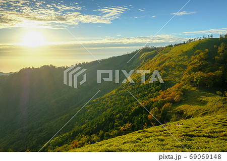北大台ヶ原の紅葉（奈良県吉野郡上北山村） 69069148