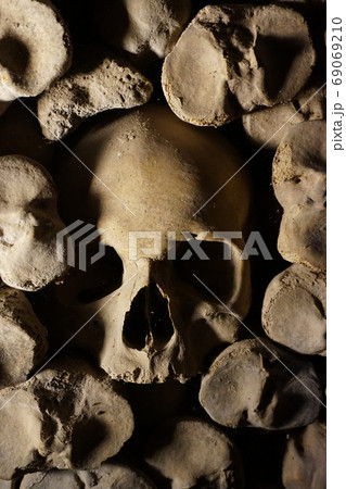 Human bones and skulls as pirate texture Human bones and skulls as pirate texture 69069210