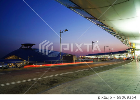 夕暮れ 風景 仁川国際空港 69069354