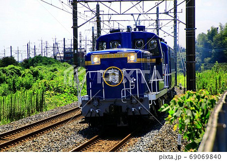 関東平野を縦断する蘇った北斗星　東武鉄道・DL大樹【DE10北斗星カラー】 69069840