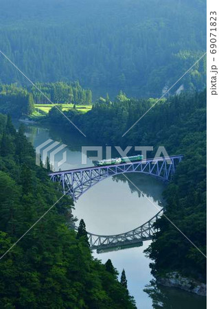 福島県大沼郡三島町只見川第1橋梁 69071823
