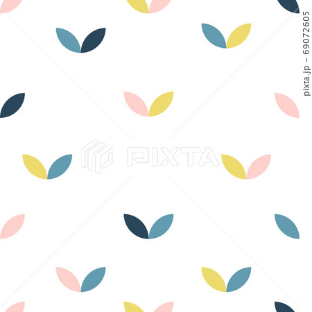 floral Abstract Flower vector seamless pattern 69072605