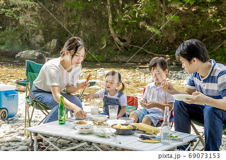 川原でBBQ 川原でBBQ 69073153