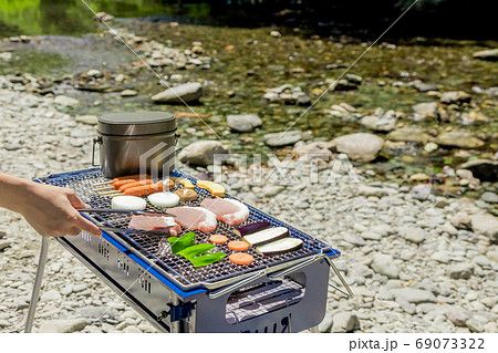 川原でBBQ 川原でBBQ 69073322
