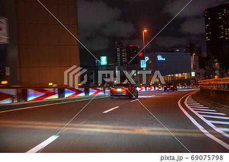 《東京都》夜の首都高速・車載撮影 69075798