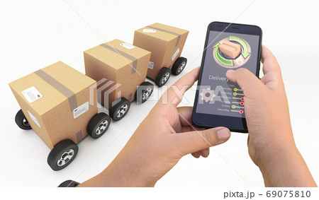 Package delivery control app Package delivery control app 69075810