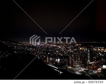 布引ハーブ園・ロープウェイからの夜景 69076594