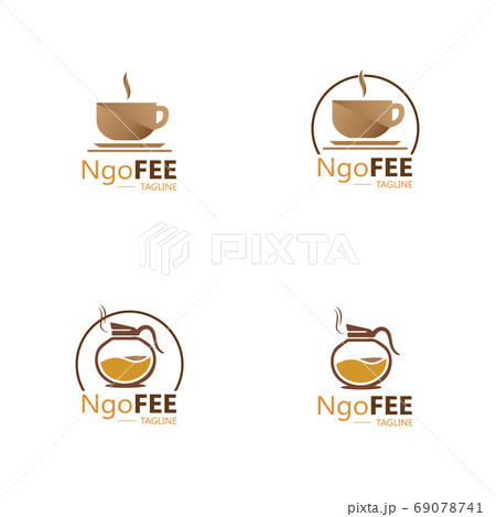 Coffee cup Logo Template Coffee cup Logo Template 69078741