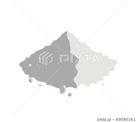 Grey Powder of Gypsum, Clay or Diatomite Isolated Grey Powder of Gypsum, Clay or Diatomite Isolated 69080161