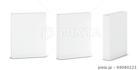 Blank cardboard box mockup Blank cardboard box mockup 69080223