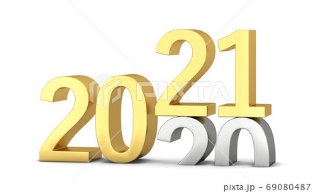 2021 text. New year sign 69080487