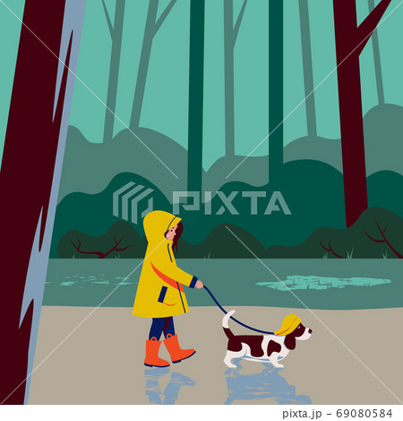 raincoat for dog walking