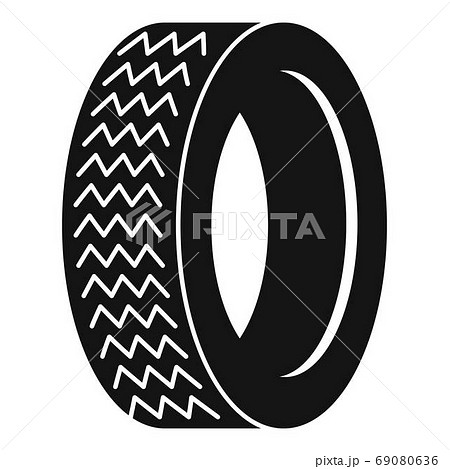 Machine tire icon, simple style. 69080636