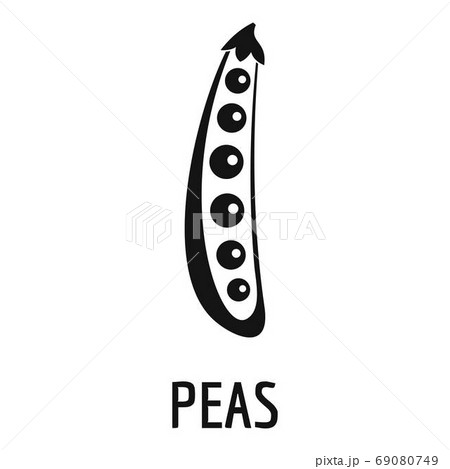 Peas icon, simple style. 69080749