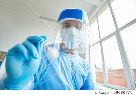 Taking Test For Coronavirus 69080770