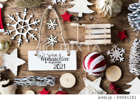 Wooden Christmas Decoration, Sign, Glueckliches Wooden Christmas Decoration, Sign, Glueckliches 69081281