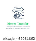 Finance transfer, send money, instant payment, financial service, fast cash loan 69081862