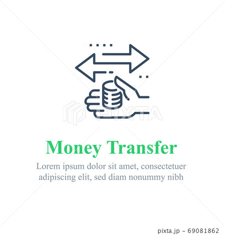 Finance transfer, send money, instant payment, financial service, fast cash loan Finance transfer, send money, instant payment, financial service, fast cash loan 69081862