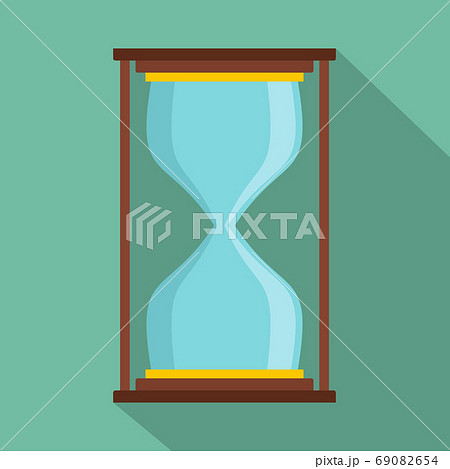 Hourglass icon, flat style Hourglass icon, flat style 69082654