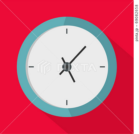 Clock minimal icon, flat style Clock minimal icon, flat style 69082658
