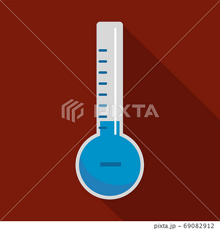 Thermometer cold icon, flat style 69082912
