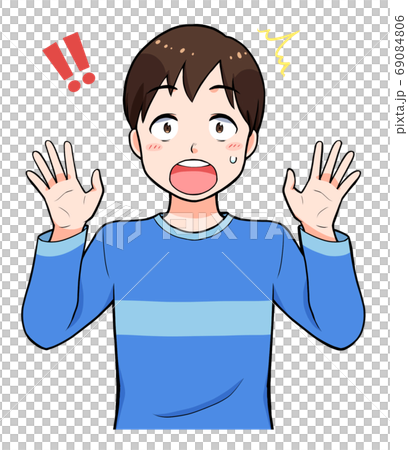 A boy surprised A boy surprised 69084806
