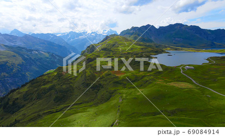 The Swiss Alps at Melchsee Frutt 69084914