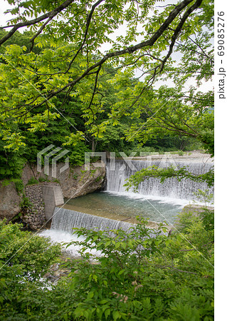 湯檜曽川　土合駅付近　群馬県みなかみ町　　 69085276