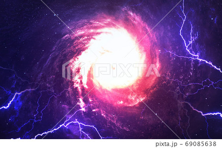 Explosion of black hole 69085638