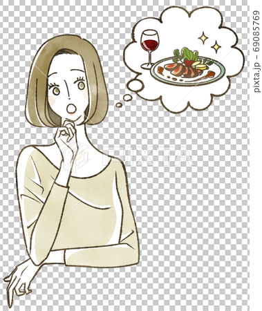 考慮食物的女人 考慮食物的女人 69085769