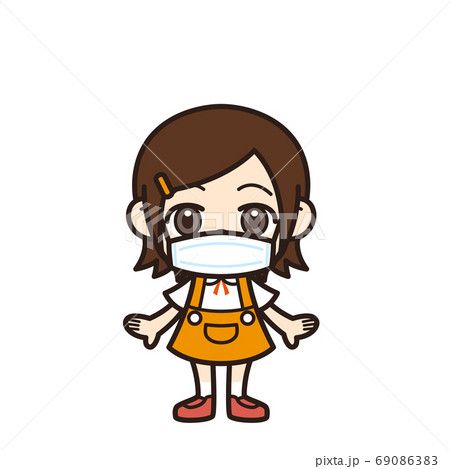 女の子 ノーマル マスク 女の子 ノーマル マスク 69086383