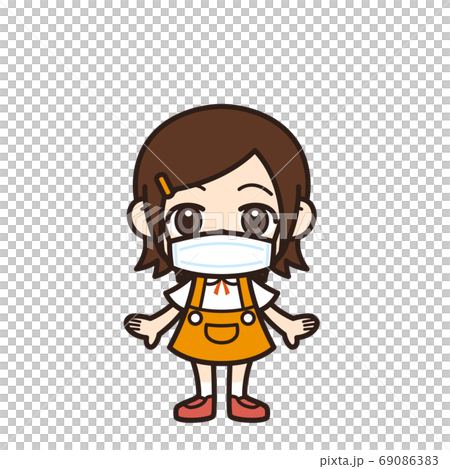 女の子 ノーマル マスク 女の子 ノーマル マスク 69086383