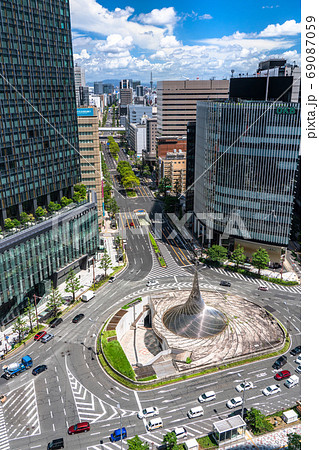 《愛知県》名古屋駅前・都市風景 69087059