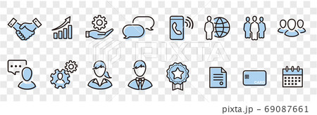 business loyalty icons vector sign business loyalty icons vector sign 69087661