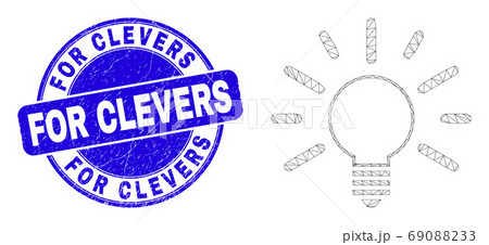 Blue Grunge For Clevers Stamp and Web Carcass Bulb Light Blue Grunge For Clevers Stamp and Web Carcass Bulb Light 69088233