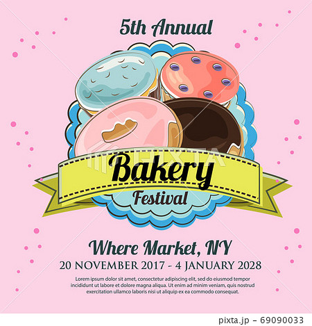bakery festival poster template 69090033